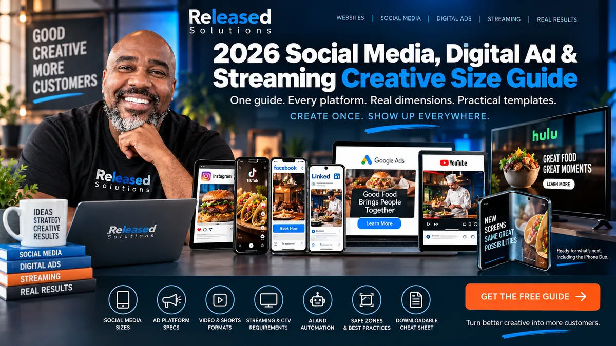 2026 Social Media, Digital Ad and Streaming Creative Size Guide