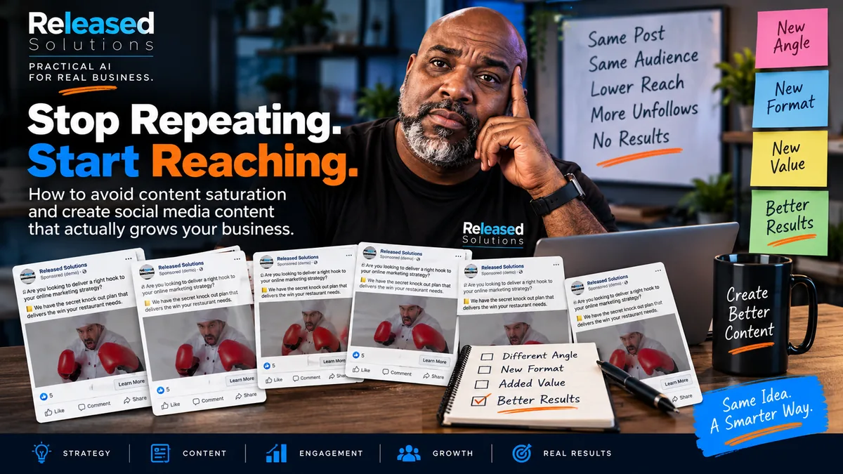 Stop Repeating Yourself: How Content Saturation Hurts Social Media Reach