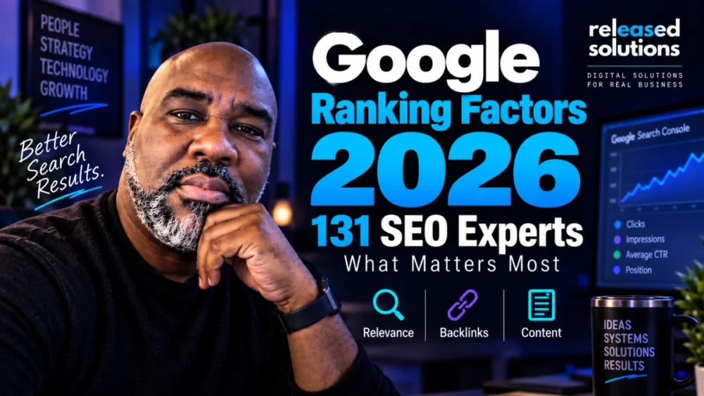 Kenneth Durrum analyzing Google ranking factors and website search visibility.