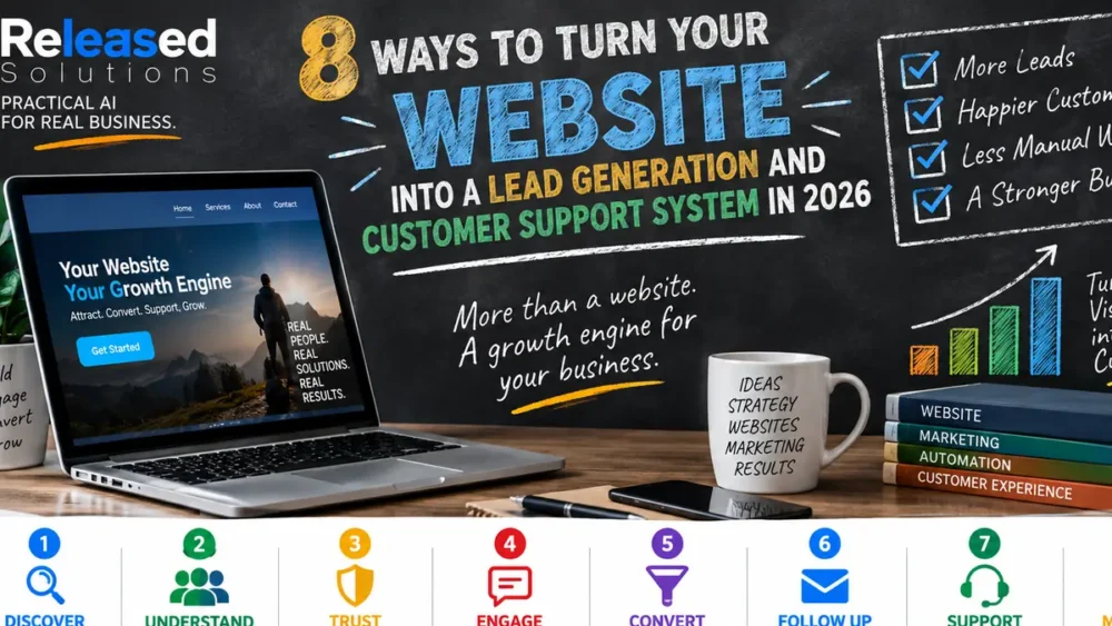 Small business website lead generation and customer support system for 2026