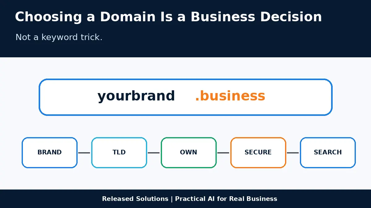 How to Choose a Domain Name in 2026: Brand, TLDs, Ownership, Security and Search