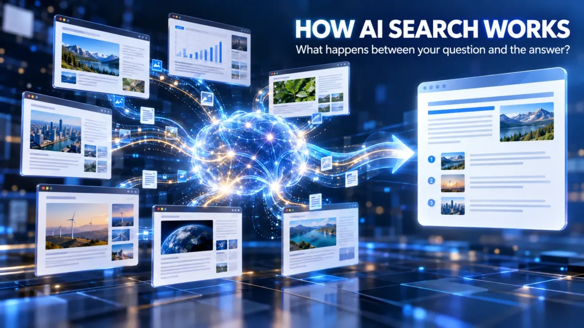 How AI Search Works: What Happens Between Your Question and the Answer