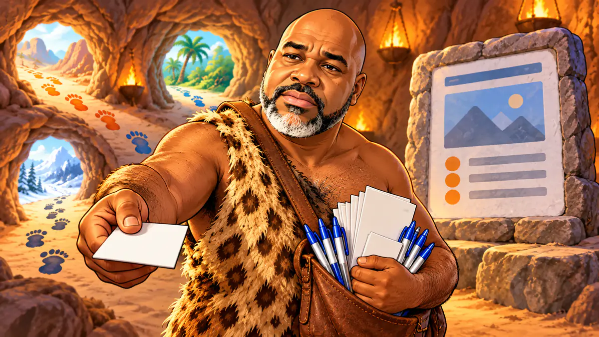 Caveman Marketing: Your Website Is Not a PowerPoint Presentation